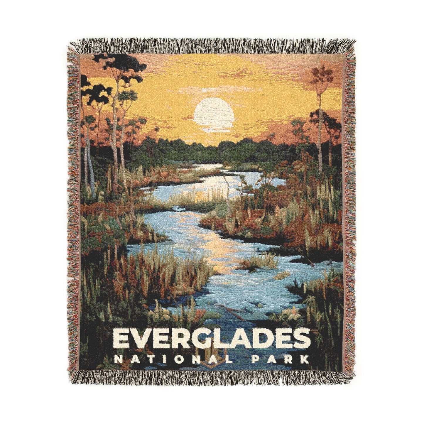 Everglades National Park Woven Blanket | S09