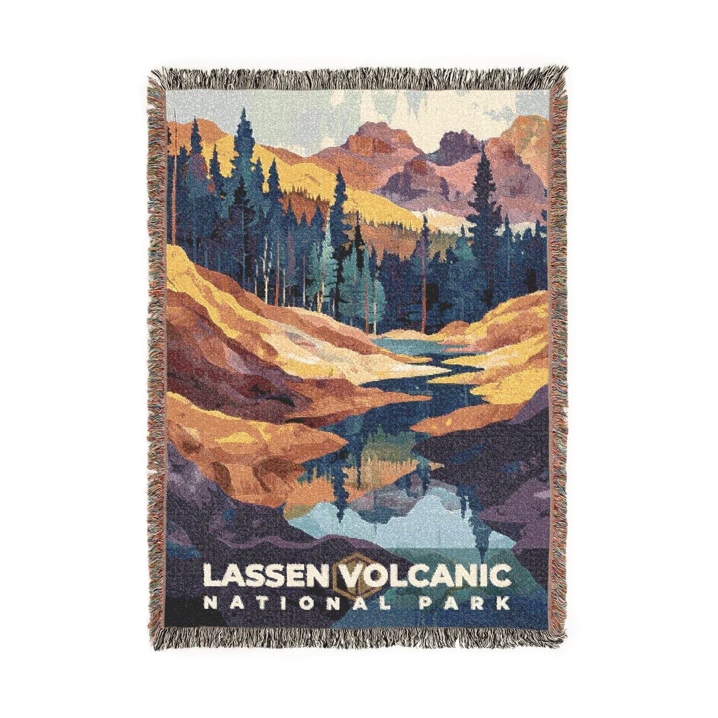 Lassen Volcanic National Park Woven Blanket | S20
