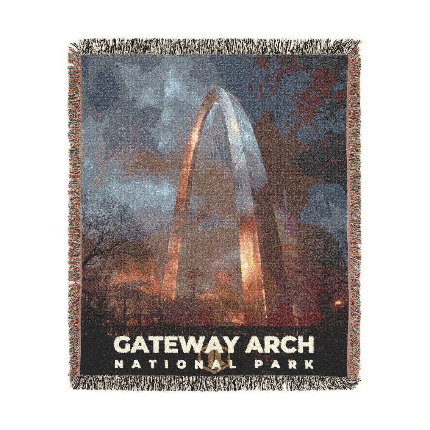 Gateway Arch National Park Woven Blanket | S12