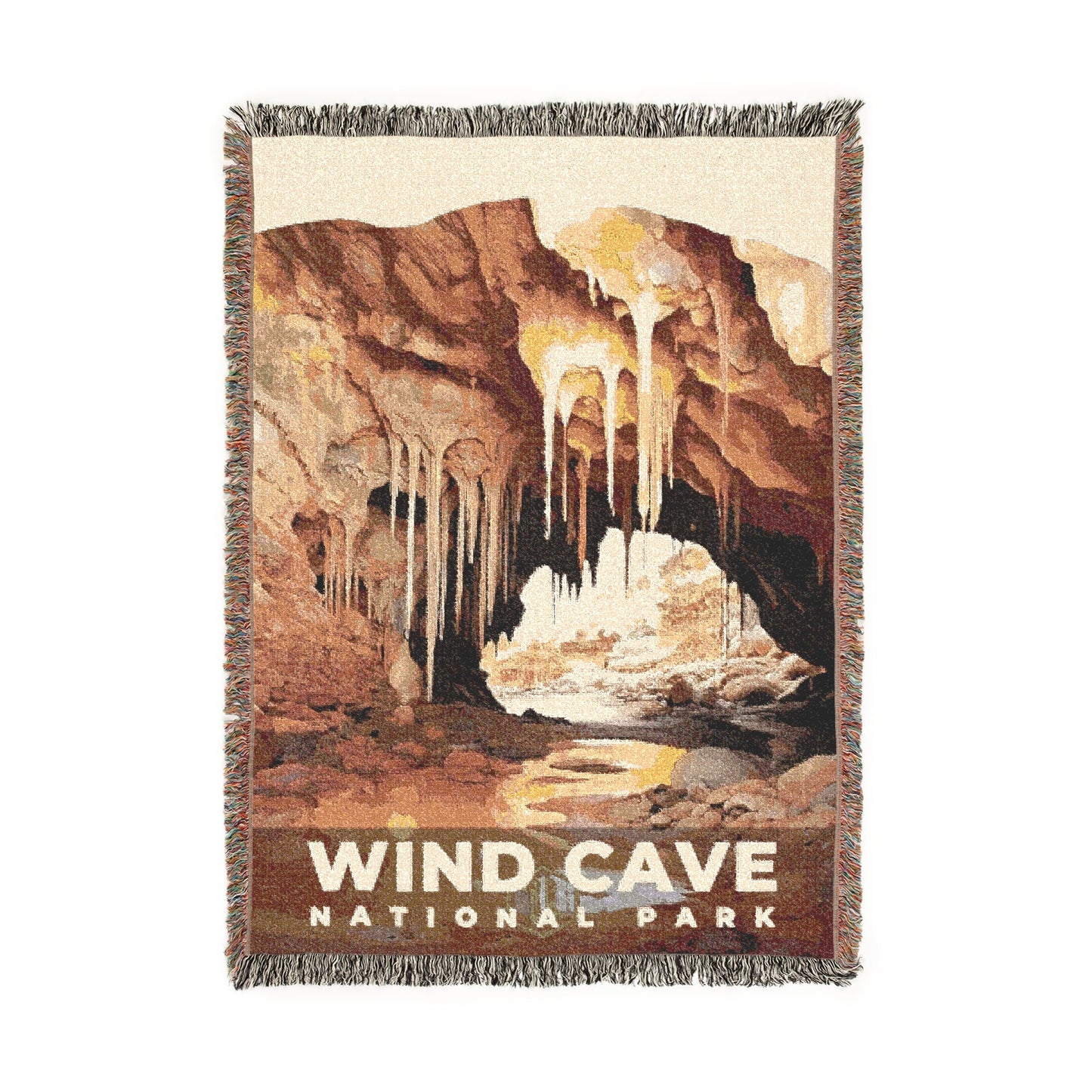 Wind Cave National Park Woven Blanket | S08
