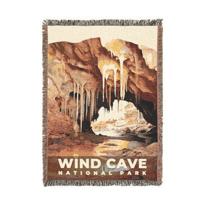 Wind Cave National Park Woven Blanket | S08