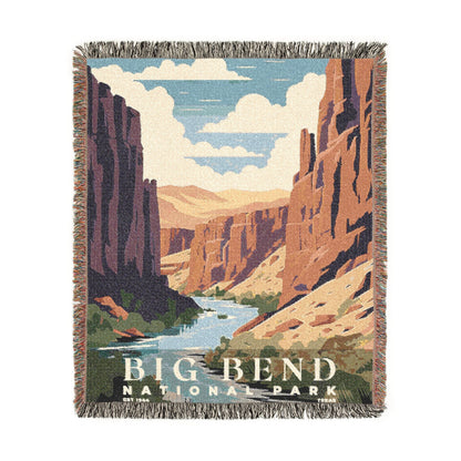 Big Bend National Park Woven Blanket | S03