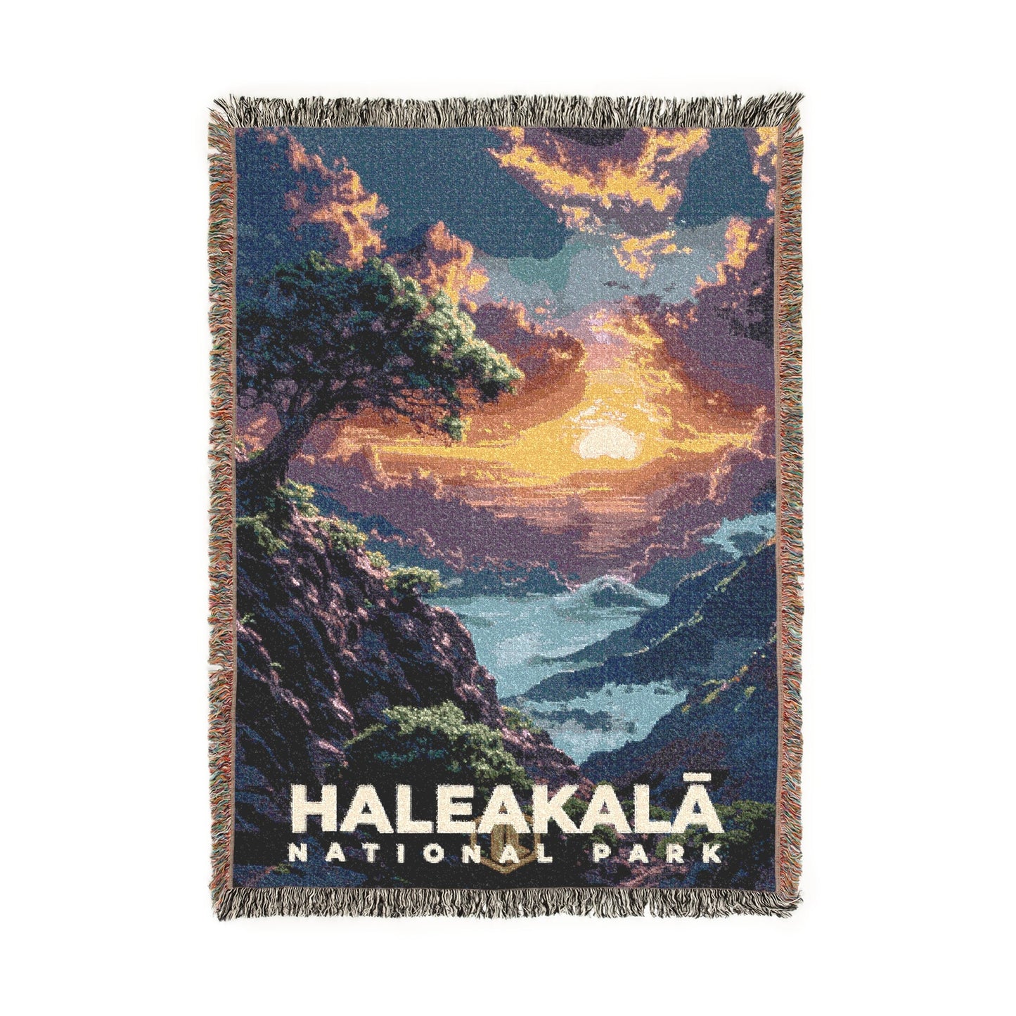 Haleakala National Park Woven Blanket | S13