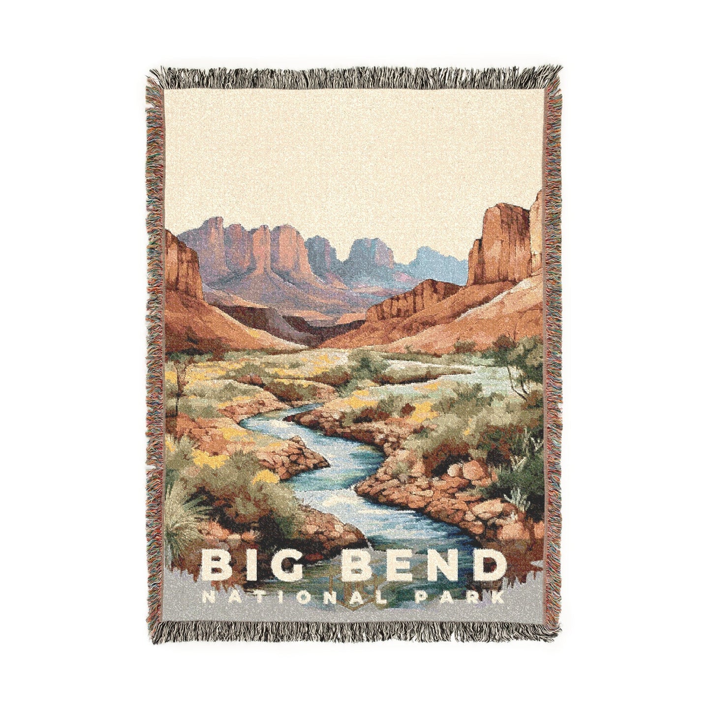 Big Bend National Park Woven Blanket | S08