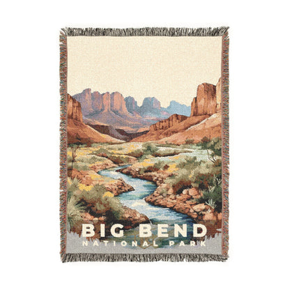 Big Bend National Park Woven Blanket | S08