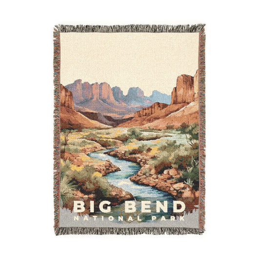 Big Bend National Park Woven Blanket | S08