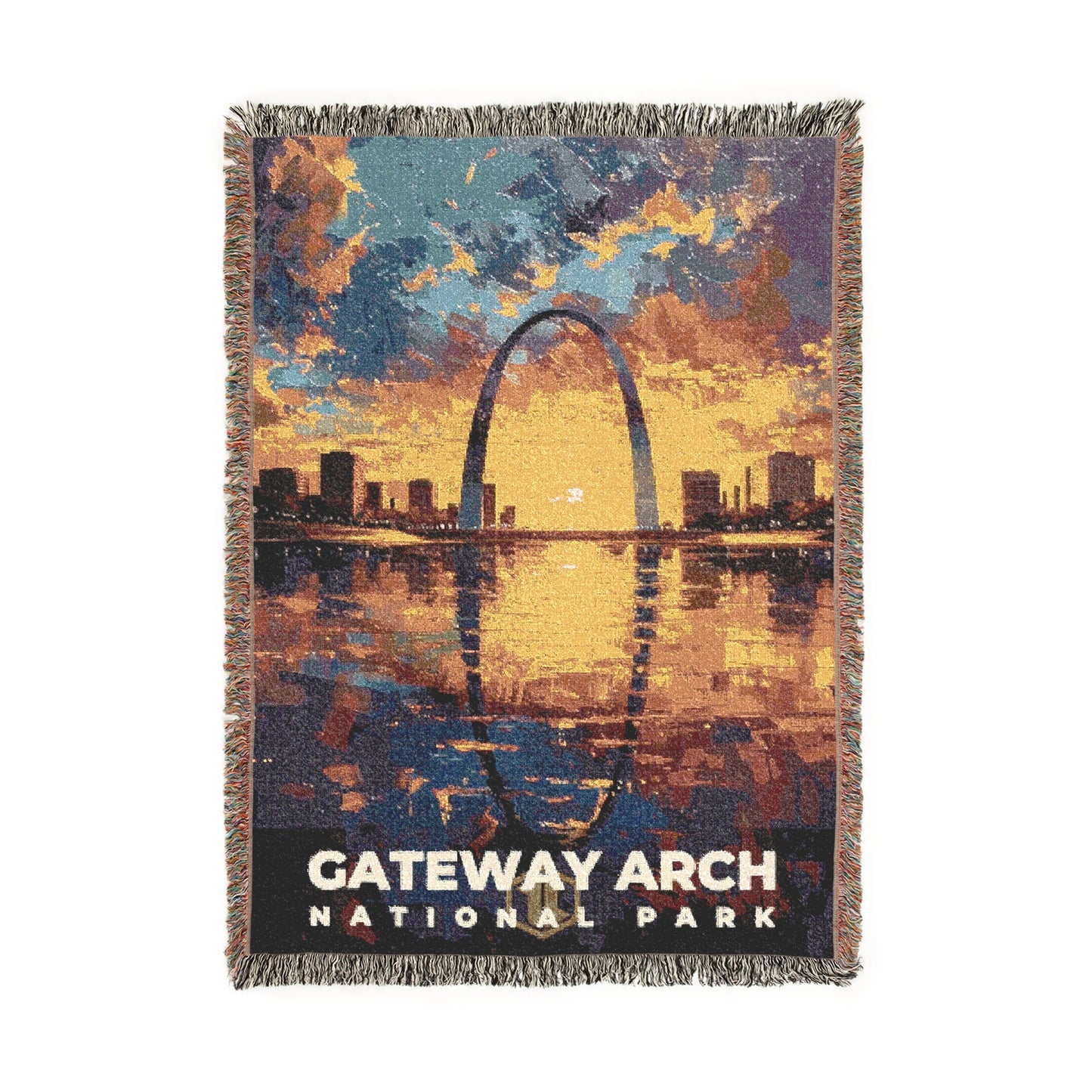Gateway Arch National Park Woven Blanket | S14