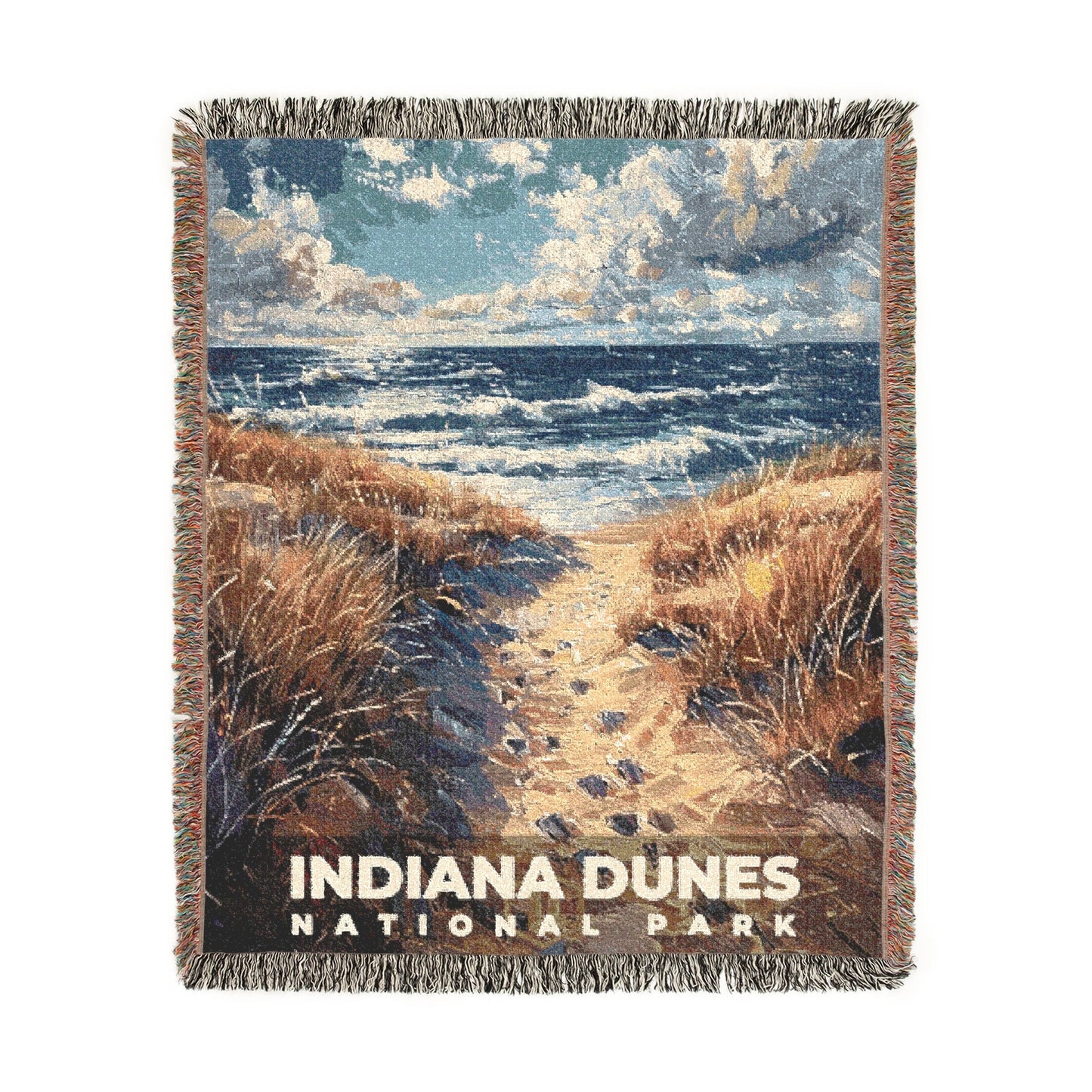 Indiana Dunes National Park Woven Blanket | S14