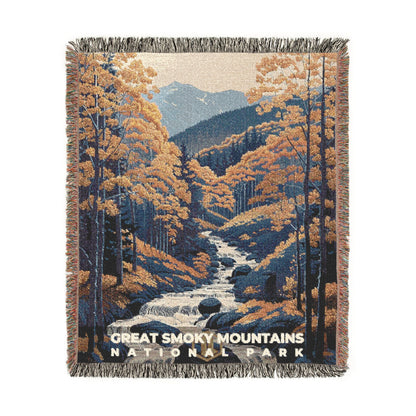 Great Smoky Mountains National Park Woven Blanket | S19