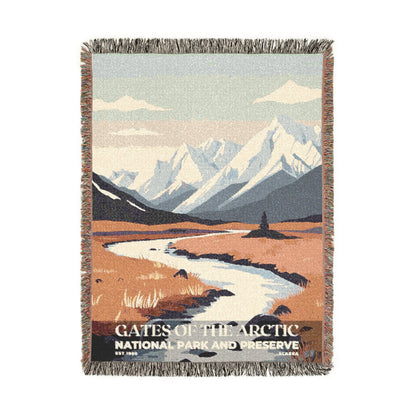 Gates of the Arctic National Park Woven Blanket | S03