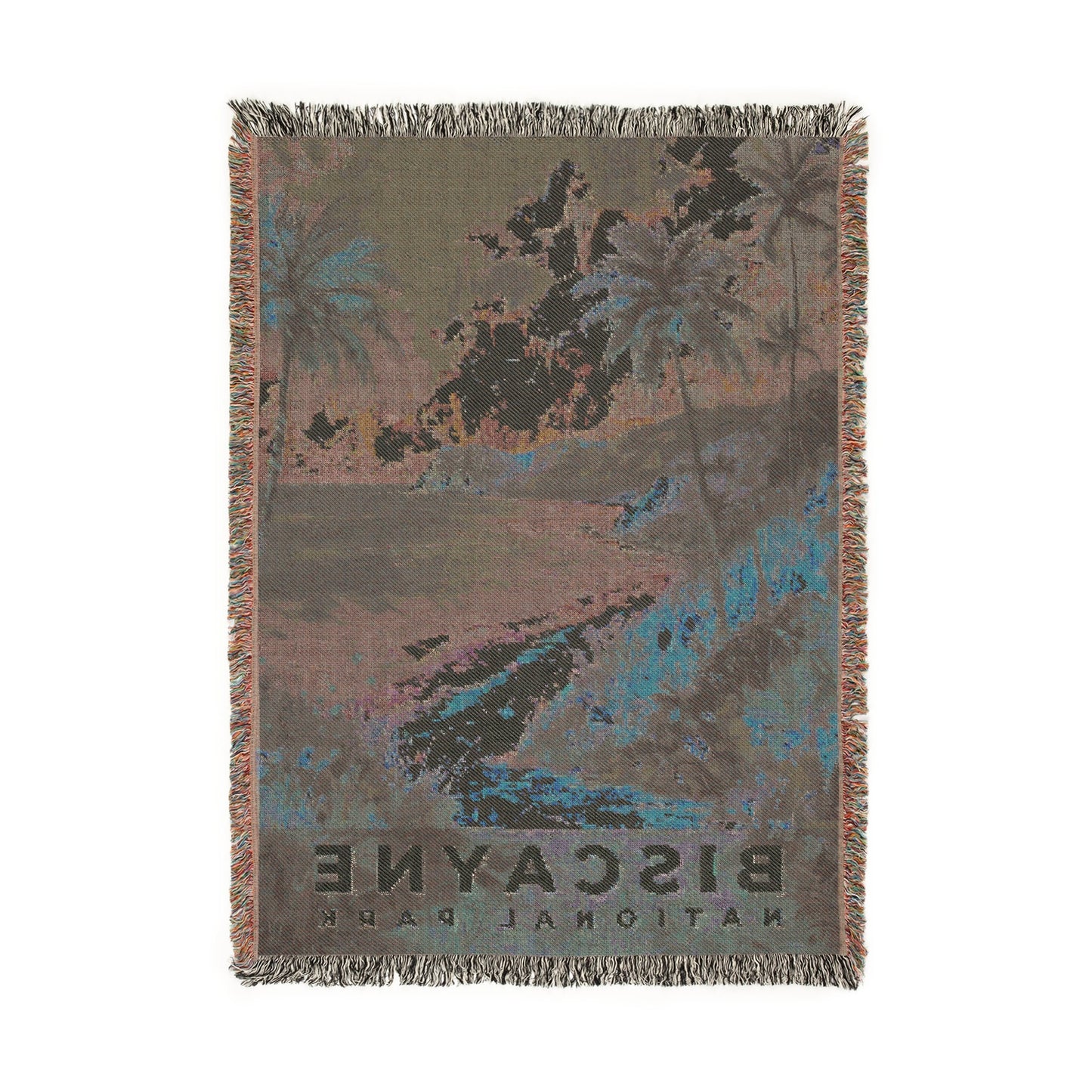 Biscayne National Park Woven Blanket | S14
