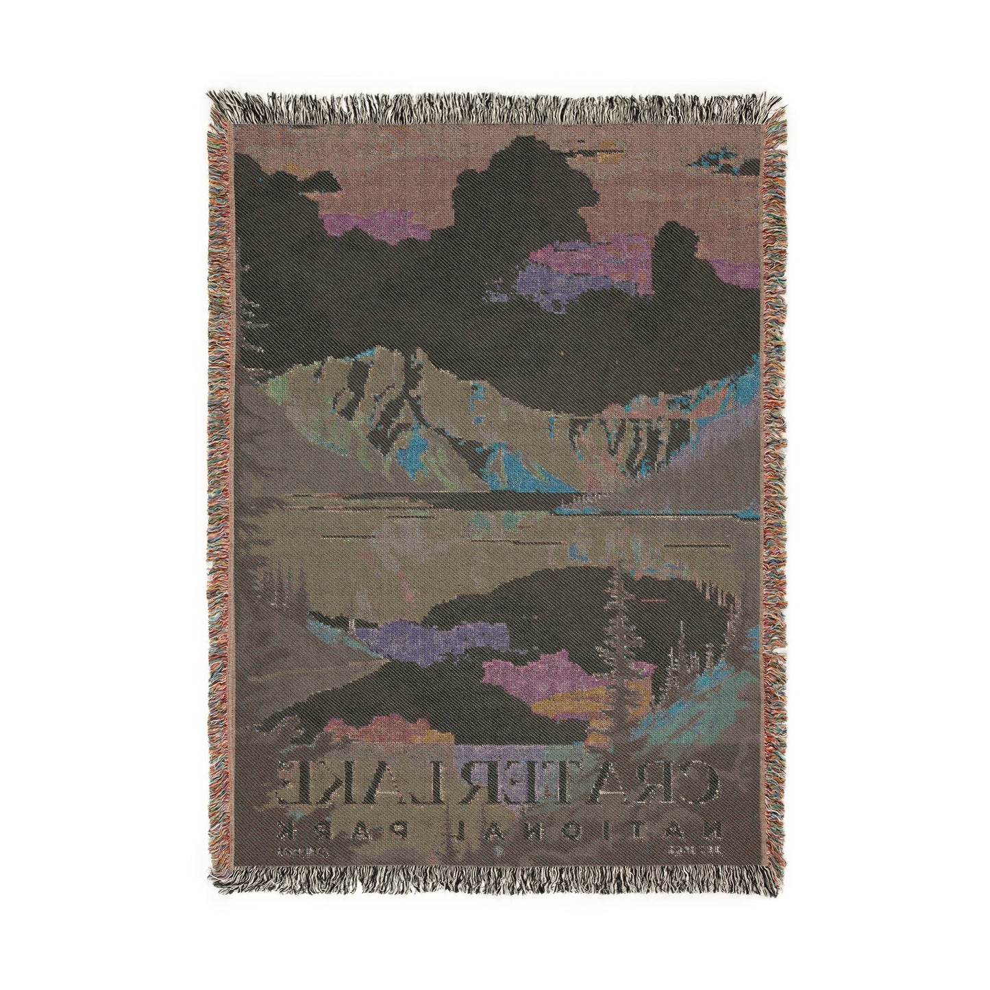 Crater Lake National Park Woven Blanket | S05