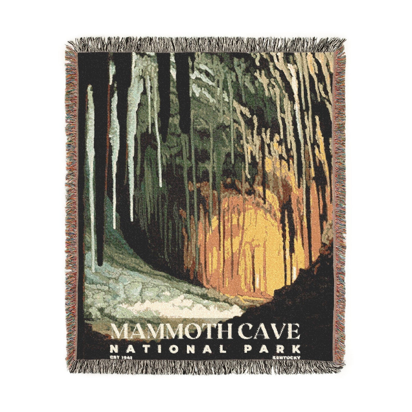 Mammoth Cave National Park Woven Blanket | S03