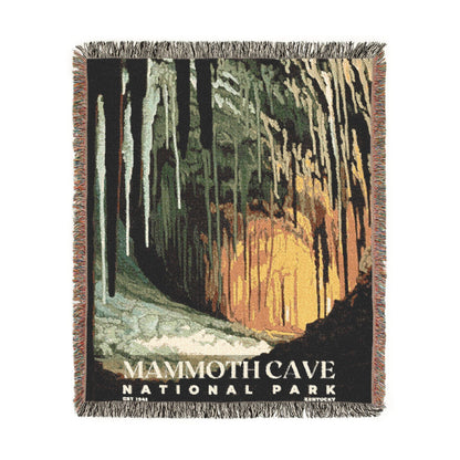 Mammoth Cave National Park Woven Blanket | S03
