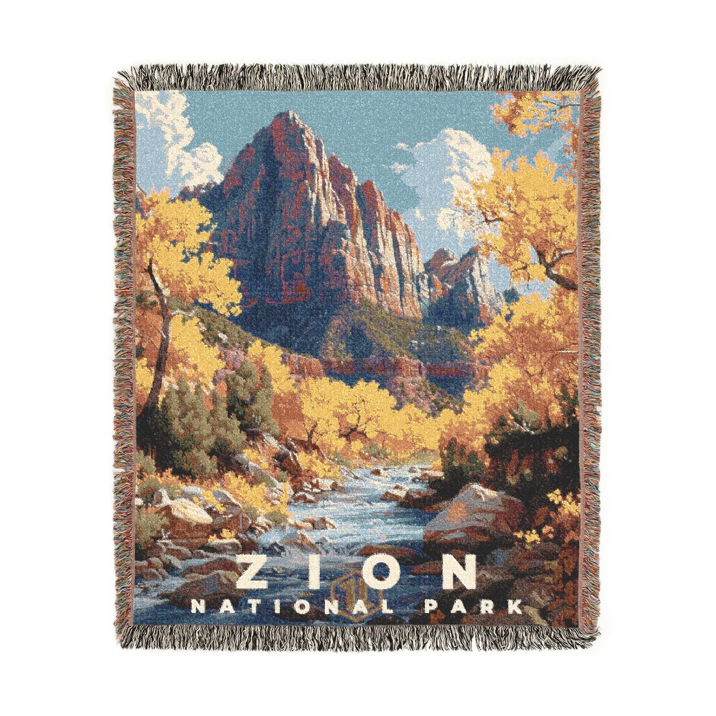 Zion National Park Woven Blanket | S18