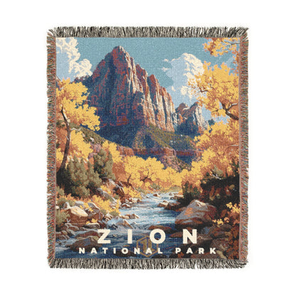 Zion National Park Woven Blanket | S18