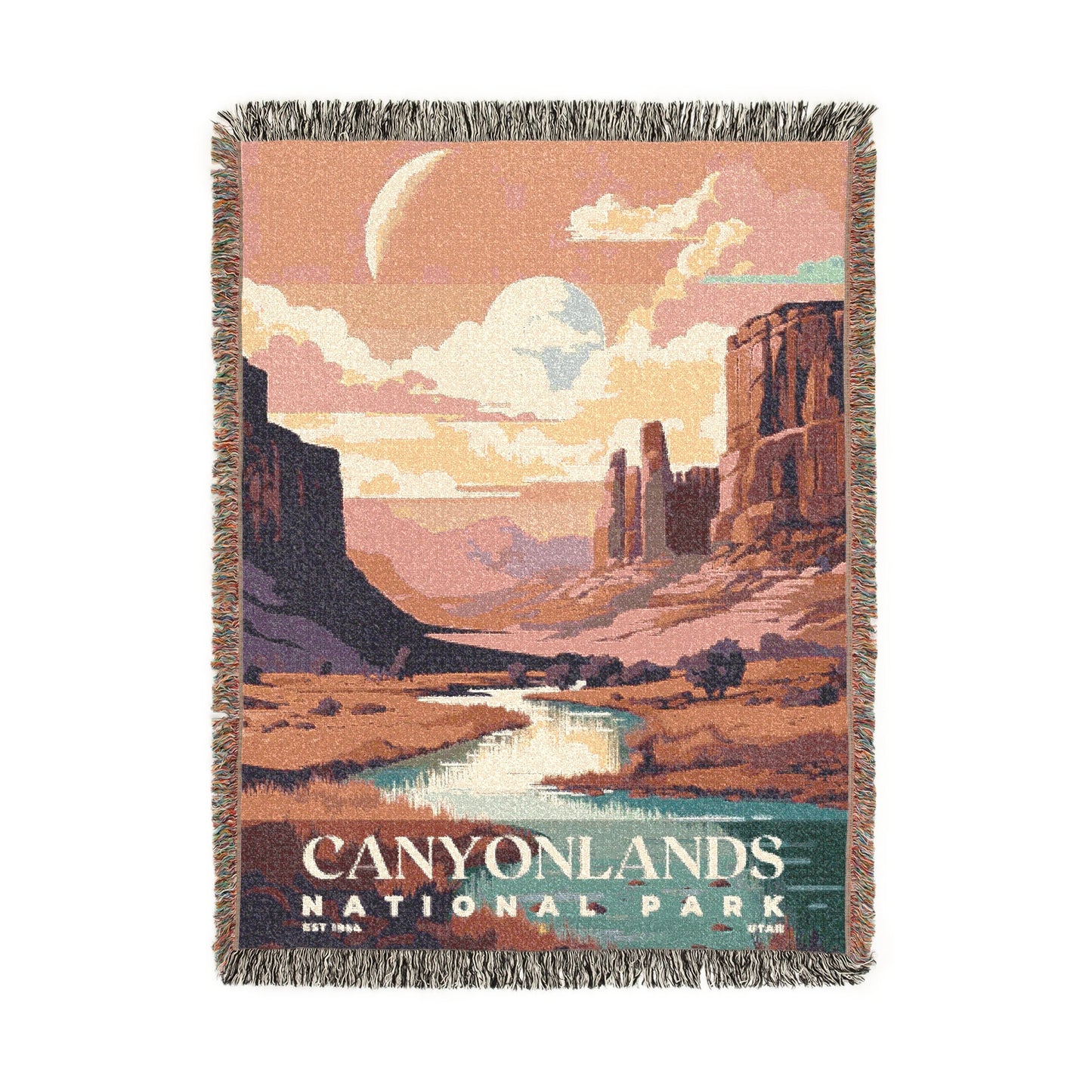 Canyonlands National Park Woven Blanket | S05