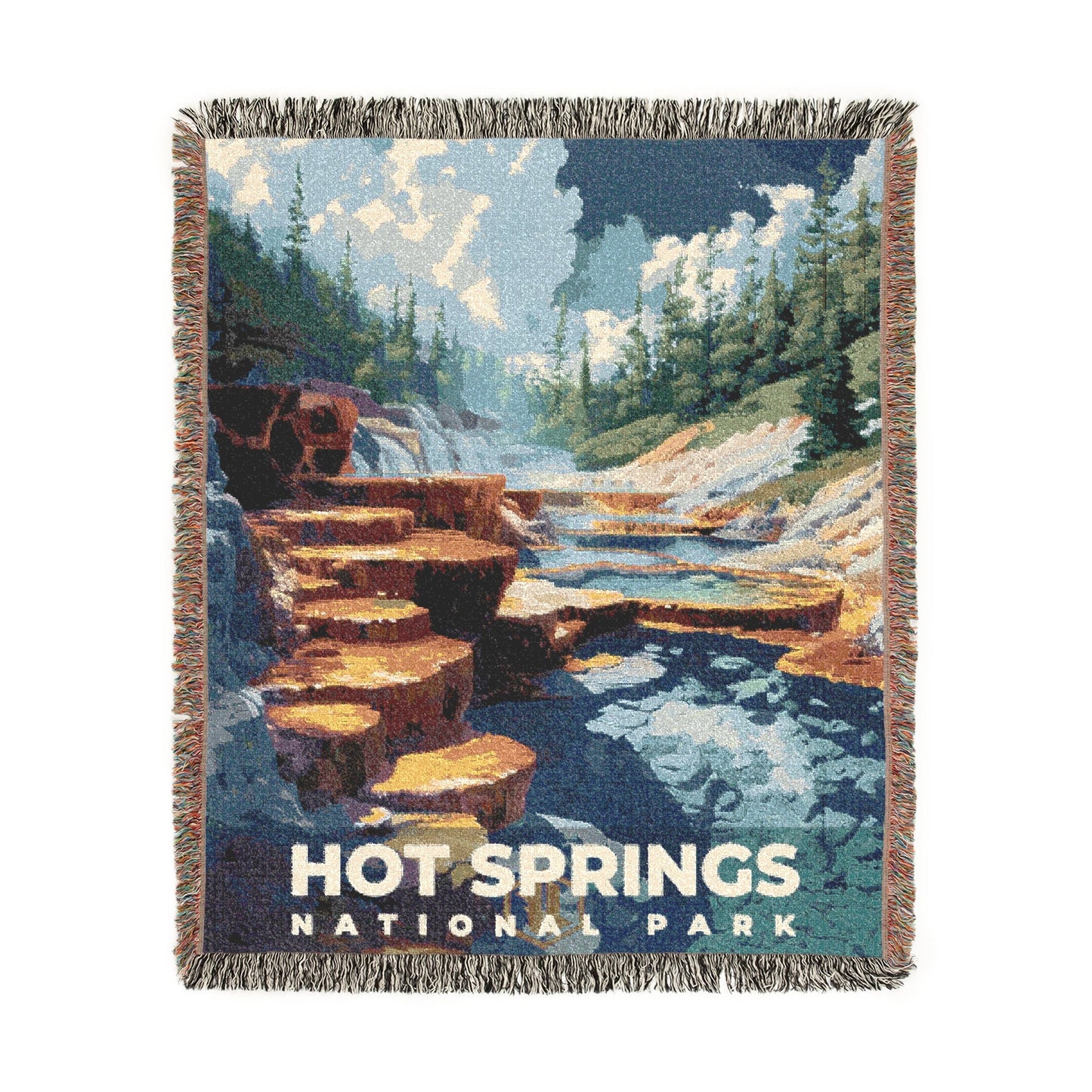 Hot Springs National Park Woven Blanket | S13