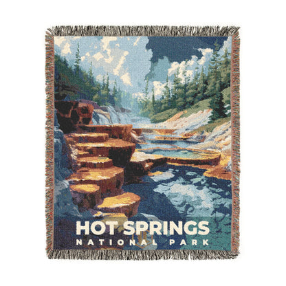 Hot Springs National Park Woven Blanket | S13