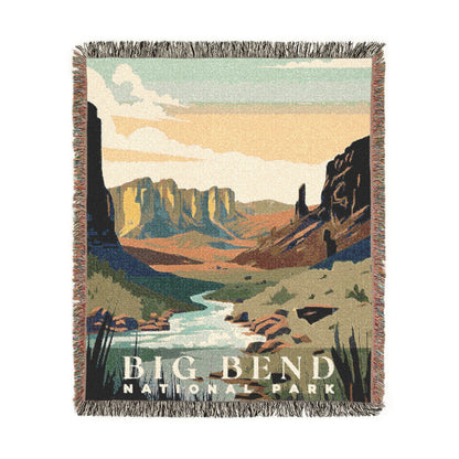 Big Bend National Park Woven Blanket | S01