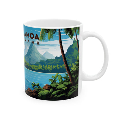 American Samoa National Park Mug | White Ceramic Mug (11oz, 15oz)