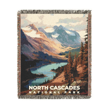 North Cascades National Park Woven Blanket | S06