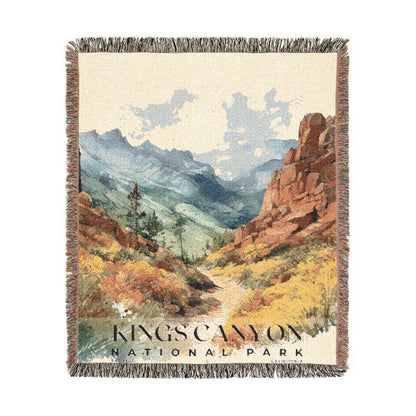 Kings Canyon National Park Woven Blanket | S04