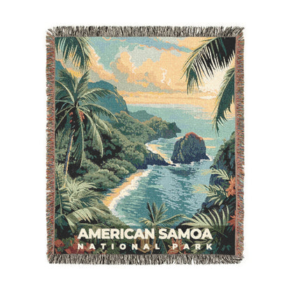 American Samoa National Park Woven Blanket | S11