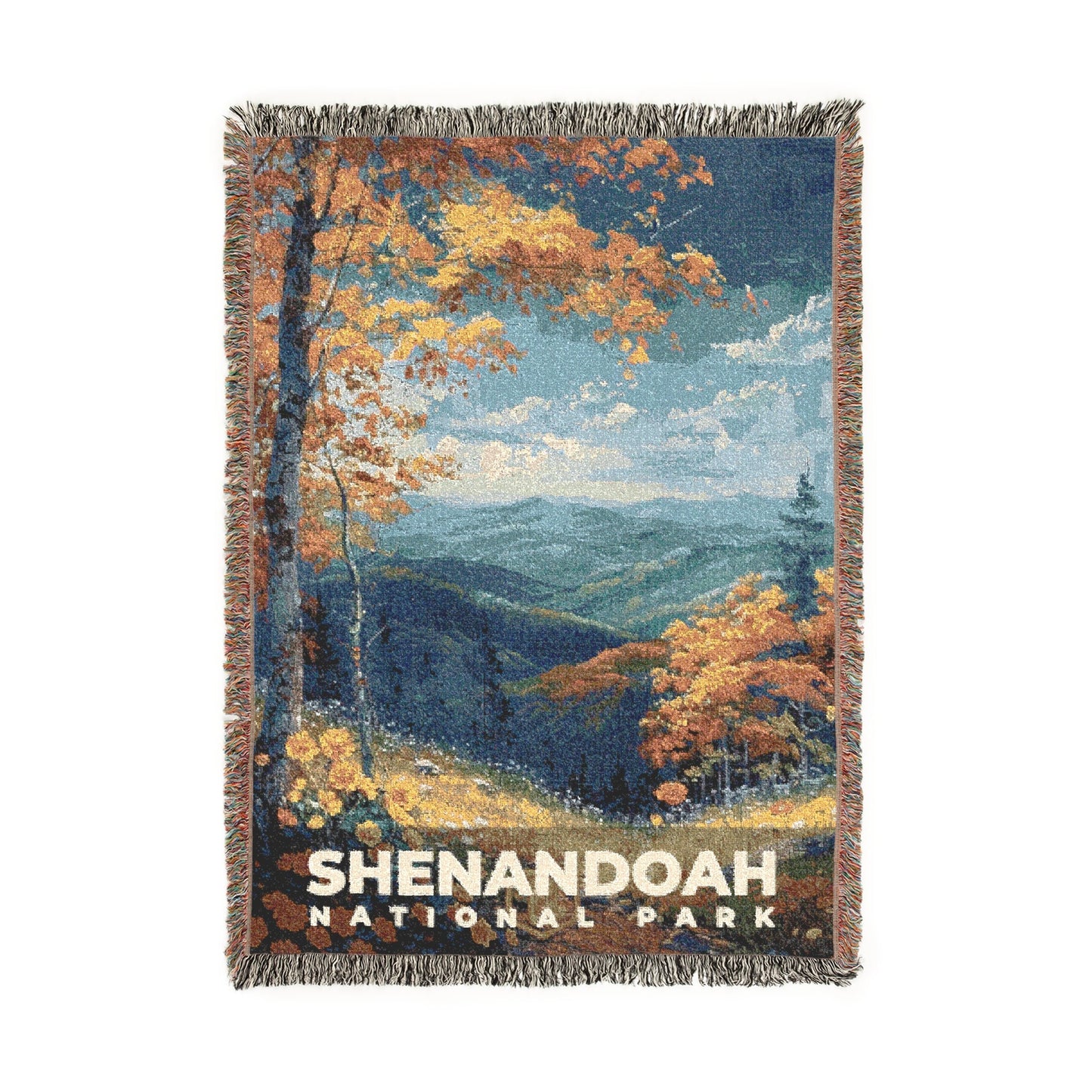 Shenandoah National Park Woven Blanket | S14