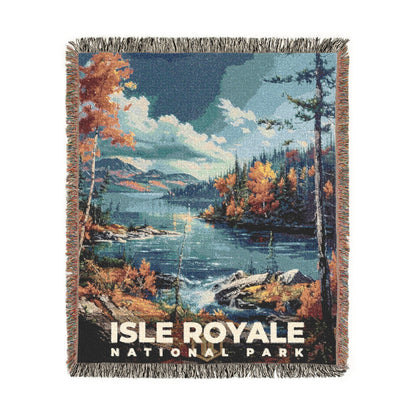 Isle Royale National Park Woven Blanket | S16