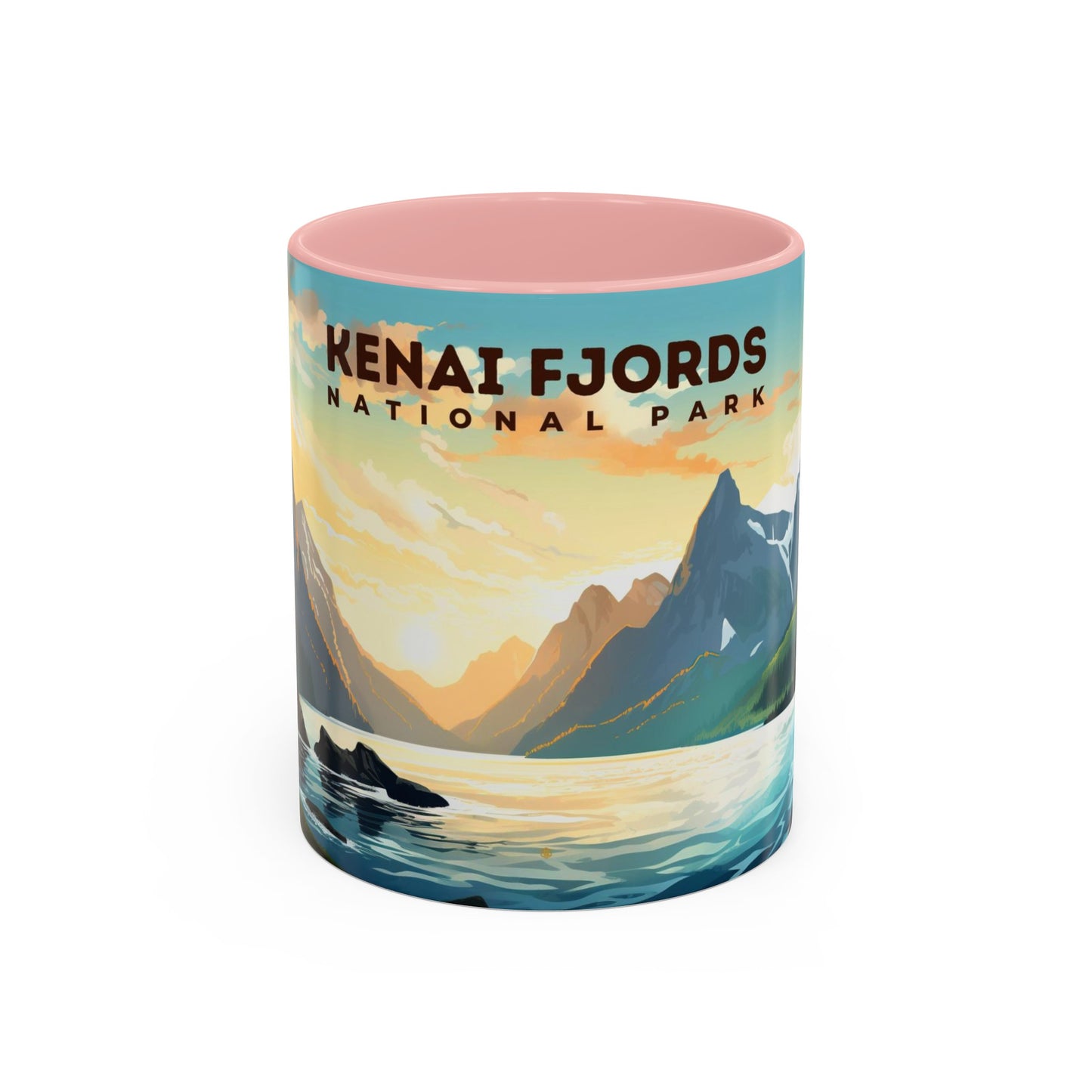 Kenai Fjords National Park Mug | Accent Coffee Mug (11, 15oz)