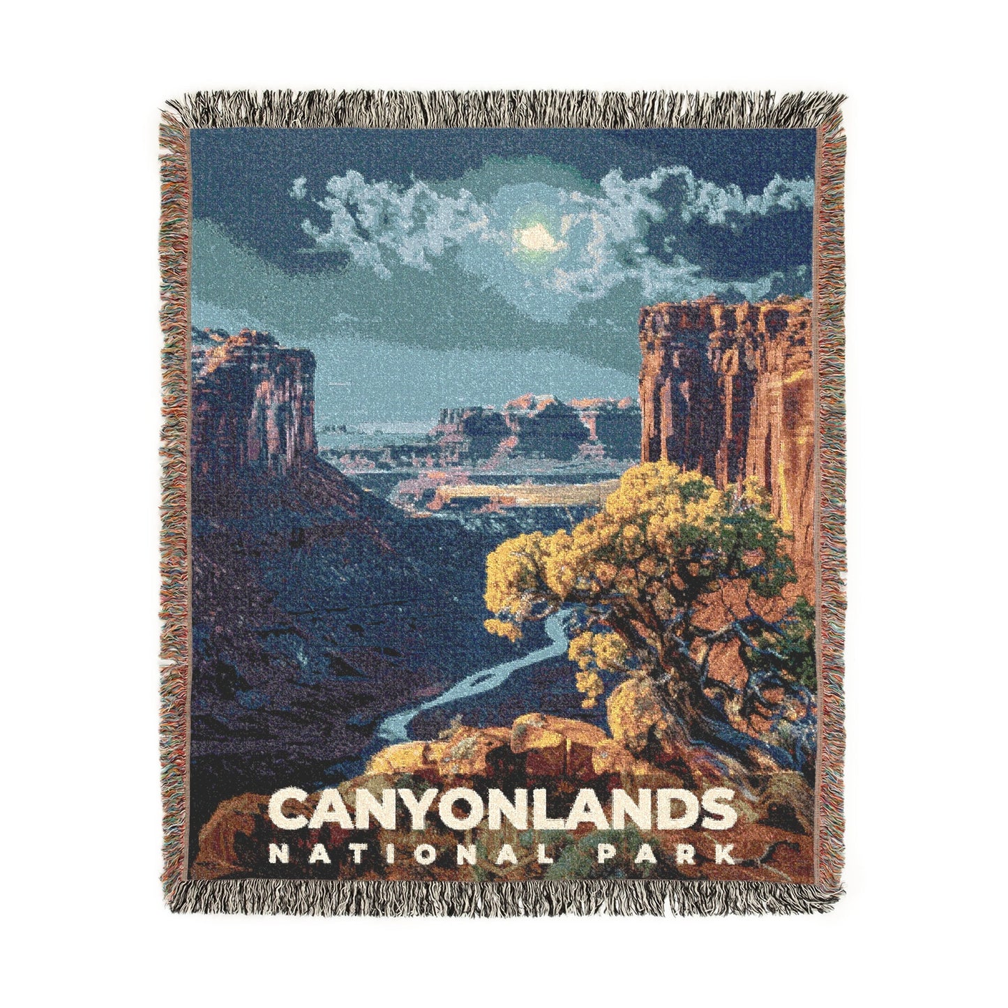 Canyonlands National Park Woven Blanket | S16
