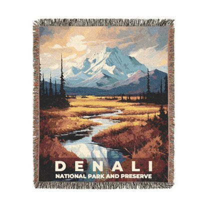 Denali National Park Woven Blanket | S06