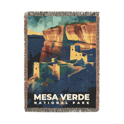 Mesa Verde National Park Woven Blanket | S20