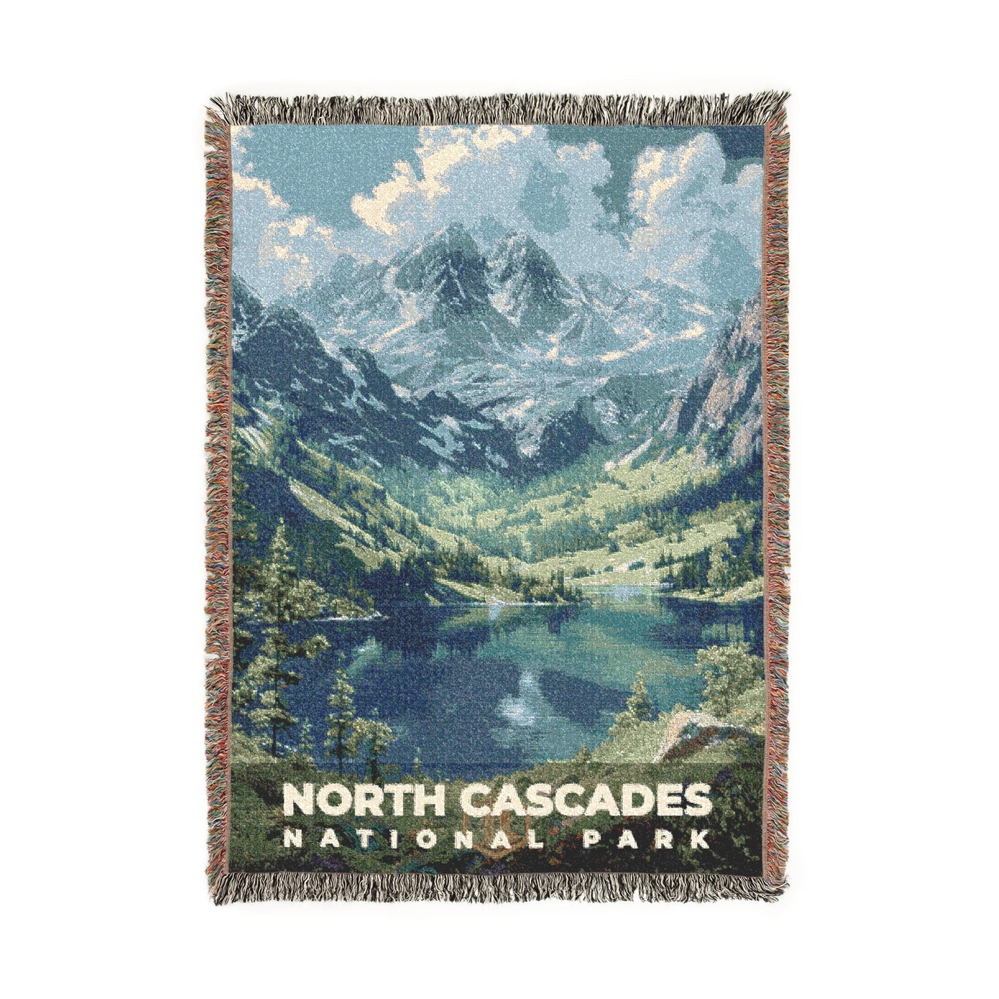 North Cascades National Park Woven Blanket | S13