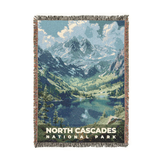 North Cascades National Park Woven Blanket | S13