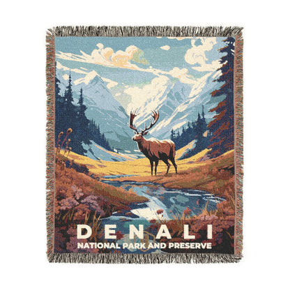 Denali National Park Woven Blanket | S07