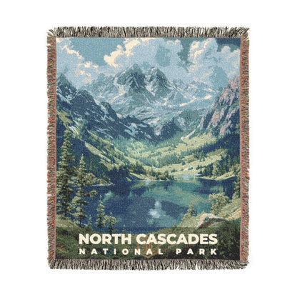 North Cascades National Park Woven Blanket | S13