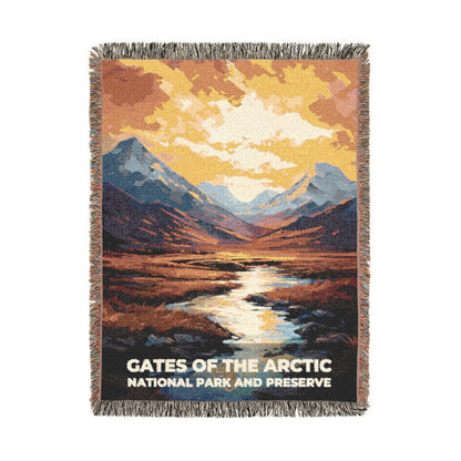 Gates of the Arctic National Park Woven Blanket | S06