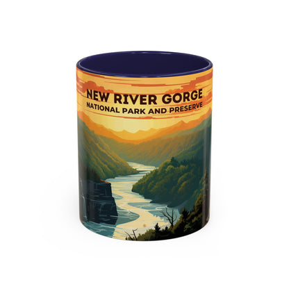 New River Gorge National Park Mug | Accent Coffee Mug (11, 15oz)