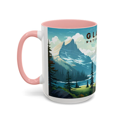 Glacier National Park Mug | Accent Coffee Mug (11, 15oz)