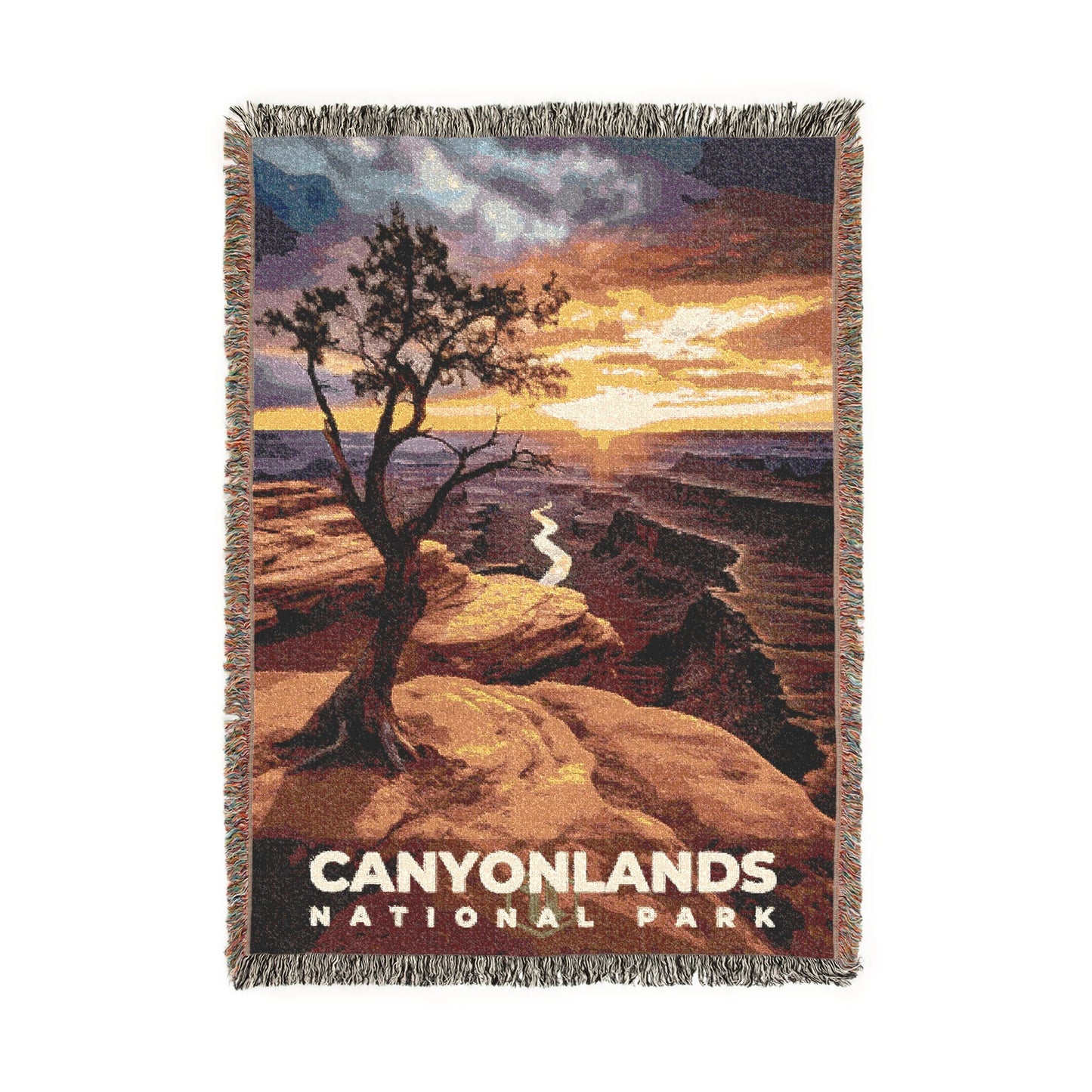 Canyonlands National Park Woven Blanket | S10