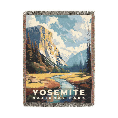Yosemite National Park Woven Blanket | S06
