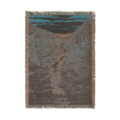 New River Gorge National Park Woven Blanket | S09