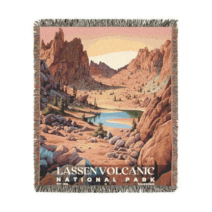 Lassen Volcanic National Park Woven Blanket | S02