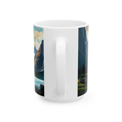 Kenai Fjords National Park Mug | White Ceramic Mug (11oz, 15oz)