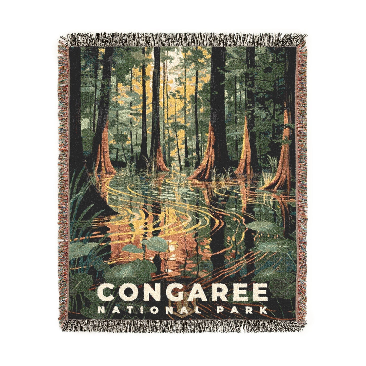 Congaree National Park Woven Blanket | S11