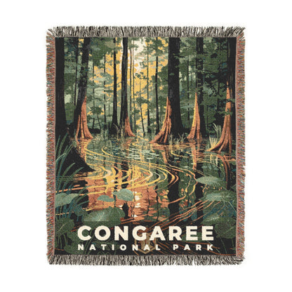 Congaree National Park Woven Blanket | S11