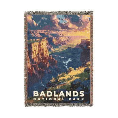 Badlands National Park Woven Blanket | S13