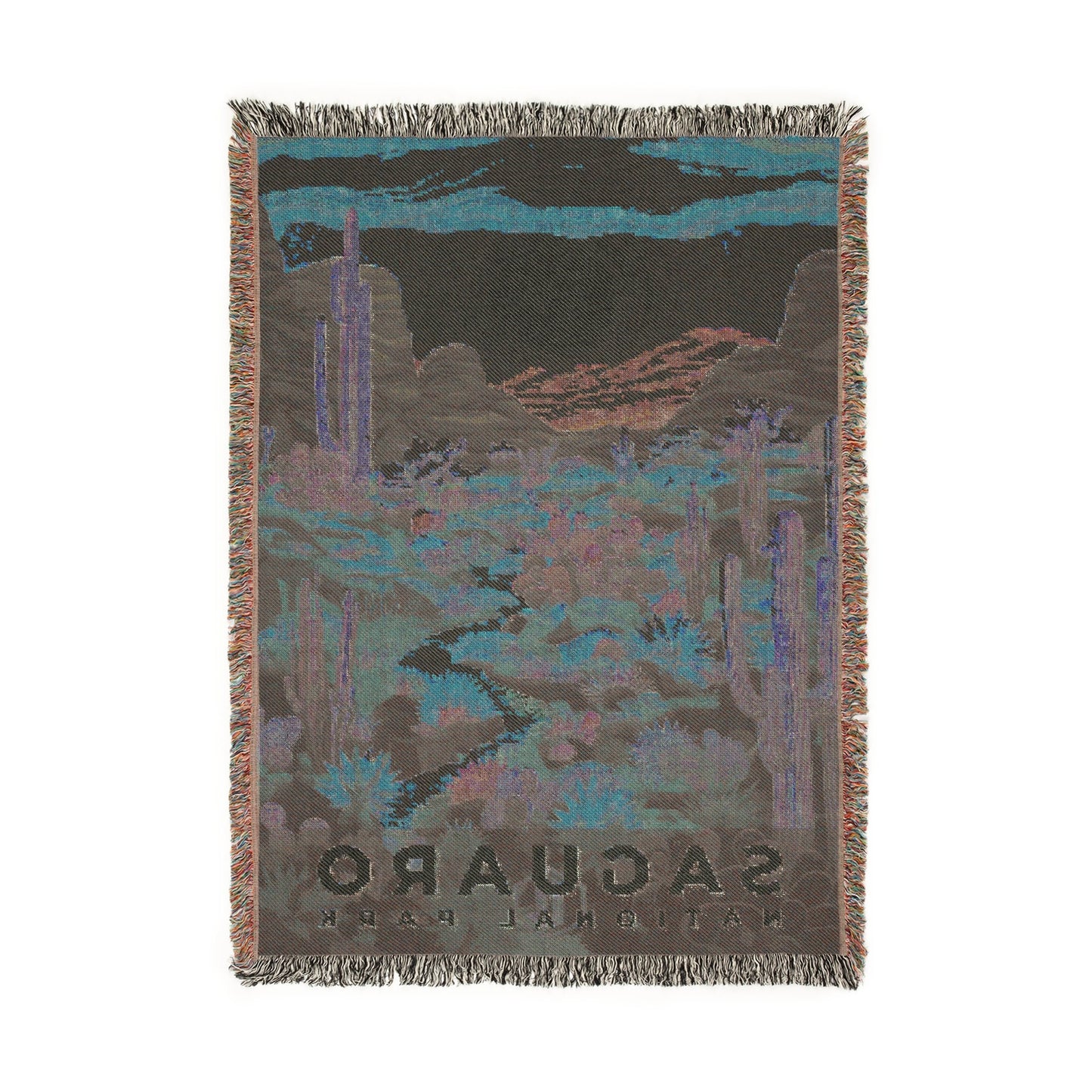 Saguaro National Park Woven Blanket | S09